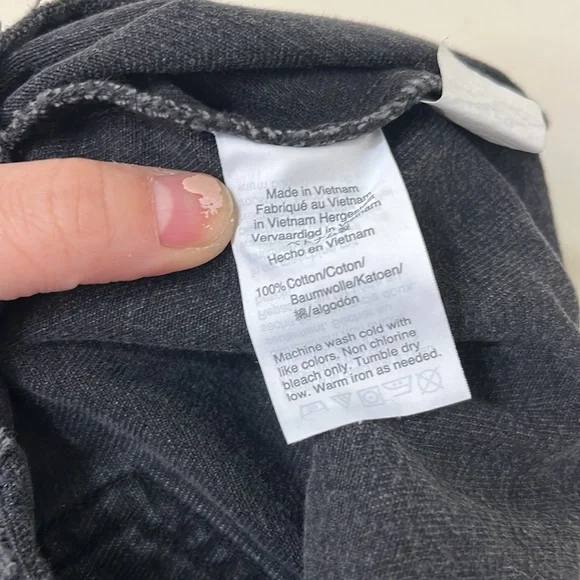 Madewell Denim Frisco Mini Skirt Lunar Wash Size 8 - Picture 10 of 10